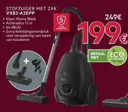 Elektro Van Assche Stofzuiger met zak VX83-A2EPP aanbieding