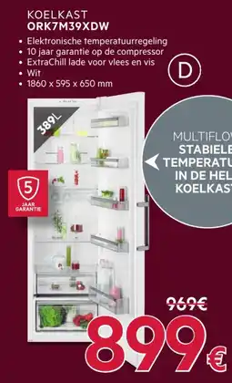 Elektro Van Assche Koelkast ORK7M39XDW aanbieding