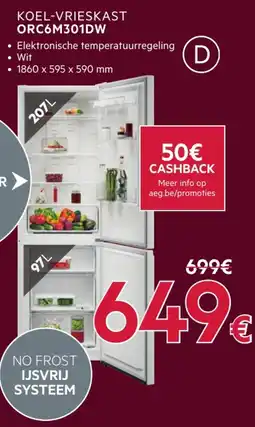 Elektro Van Assche Koel-vrieskast ORC6M301DW aanbieding