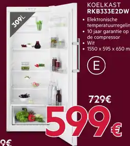 Elektro Van Assche Koelkast RKB333E2DW aanbieding