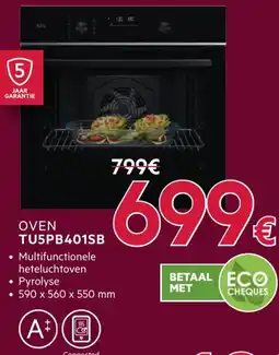 Elektro Van Assche Oven TU5PB401SB aanbieding