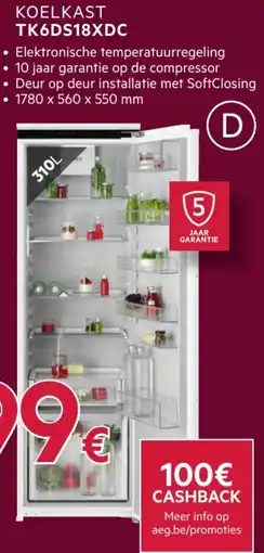 Elektro Van Assche Koelkast TK6DS18XDC aanbieding