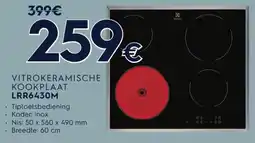 Elektro Van Assche Vitrokeramische kookplaat LRR6430M aanbieding