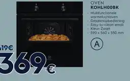Elektro Van Assche Oven KOHLHOOBK aanbieding