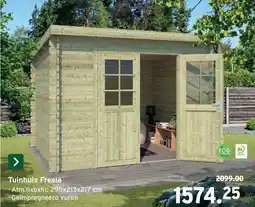 GAMMA Tuinhuis Fresia aanbieding