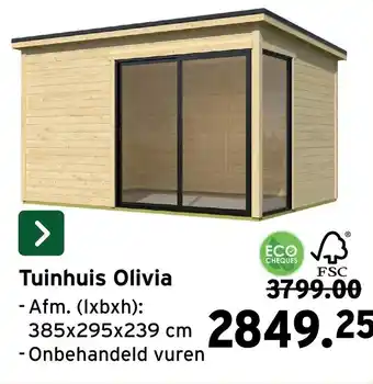 Tuinhuis Olivia