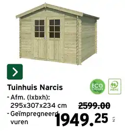 GAMMA Tuinhuis Narcis aanbieding
