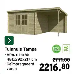 GAMMA Tuinhuis Tampa aanbieding