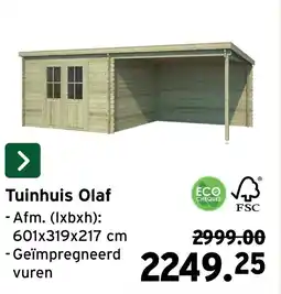 GAMMA Tuinhuis Olaf aanbieding