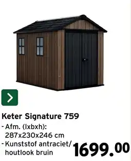 GAMMA Keter Signature 759 aanbieding
