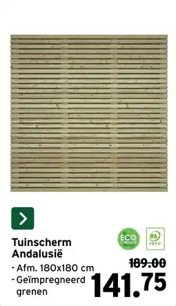 GAMMA Tuinscherm Andalusië aanbieding