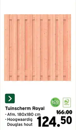 GAMMA Tuinscherm Royal aanbieding