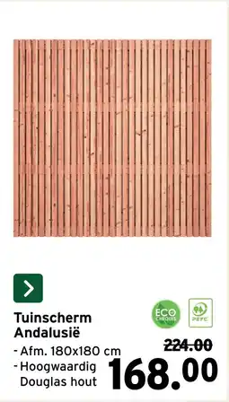 GAMMA Tuinscherm Andalusië aanbieding