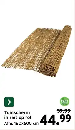 GAMMA Tuinscherm in riet op rol aanbieding