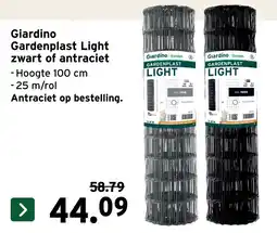 GAMMA Giardino Gardenplast Light zwart of antraciet aanbieding
