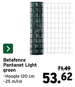 GAMMA Betafence Pantanet Light groen aanbieding
