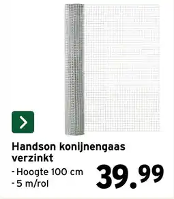 GAMMA Handson konijnengaas verzinkt aanbieding