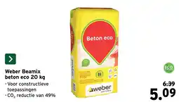 GAMMA Weber Beamix beton eco aanbieding