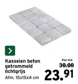 GAMMA Kasseien beton getrommeld lichtgrijs aanbieding