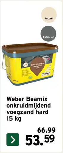 GAMMA Weber Beamix Onkruidmijdend voegzand hard aanbieding