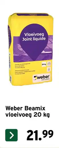 GAMMA Weber Beamix vloeivoeg aanbieding