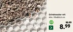 GAMMA Grindrooster wit aanbieding