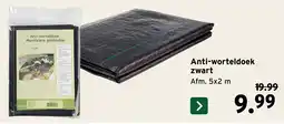 GAMMA Anti-worteldoek zwart aanbieding