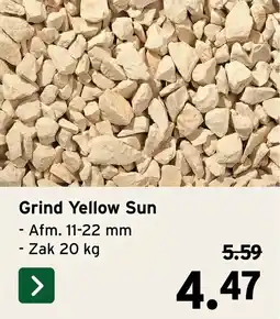 GAMMA Grind Yellow Sun aanbieding