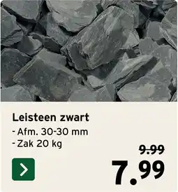 GAMMA Leisteen zwart aanbieding