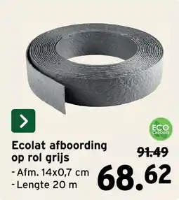 GAMMA Ecolat afboording op rol grijs aanbieding