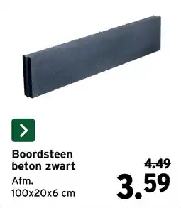 GAMMA Boordsteen beton zwart aanbieding