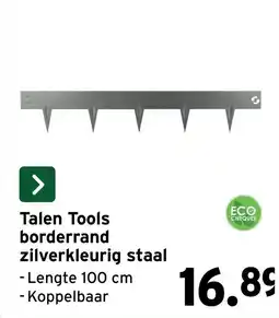 GAMMA Talen Tools borderrand zilverkleurig staal aanbieding