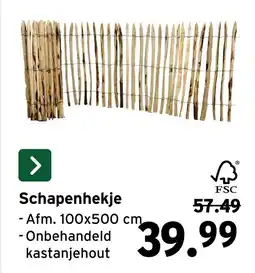 GAMMA Schapenhekje aanbieding