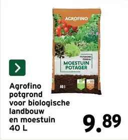 GAMMA Agrofino potgrond voor biologische landbouw en moestuin aanbieding