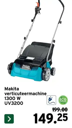 GAMMA Makita verticuteermachine UV3200 aanbieding