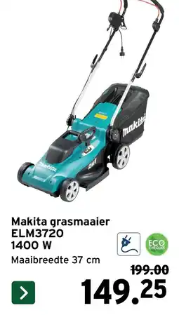 GAMMA Makita grasmaaier ELM3720 aanbieding