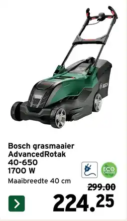 GAMMA Bosch grasmaaier AdvancedRotak 40-650 aanbieding