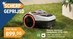 GAMMA Segway Navimow robotmaaier 1206 AWD aanbieding