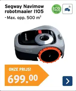 GAMMA Segway Navimow robotmaaier 1105 aanbieding