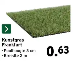 GAMMA Kunstgras Frankfurt aanbieding