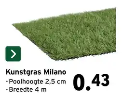 GAMMA Kunstgras Milano aanbieding
