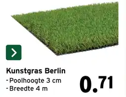 GAMMA Kunstgras Berlin aanbieding