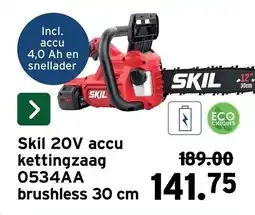 GAMMA Skil 20V accu kettingzaag 0534AA bruhsless aanbieding