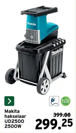 GAMMA Makita hakselaar UD2500 aanbieding