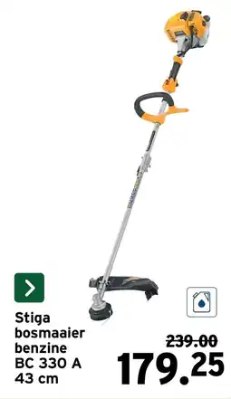 GAMMA Stiga bosmaaier benzine BC 330 A aanbieding