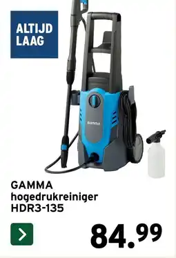 GAMMA Gamma hogedrukreiniger HDR3-135 aanbieding