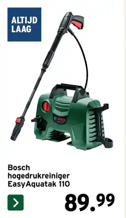 GAMMA Bosch hogedrukreiniger Easy Aquatak 110 aanbieding