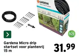 GAMMA Gardena Micro drip startset voor plantenrij aanbieding