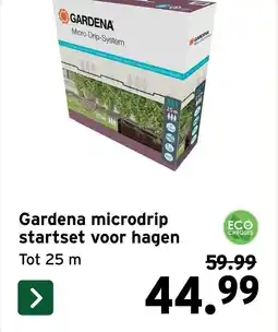 GAMMA Gardena microdrip startset voor hagen aanbieding