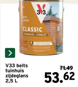 GAMMA V33 beits tuinhuis zijdeglans aanbieding